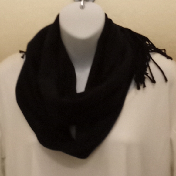Black  Pashmina Cashmere Feel Winter Scarf - Picture 14 of 16